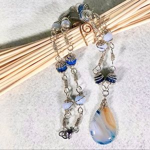 Artisan “Ocean Sky’s” Gemstone Necklace